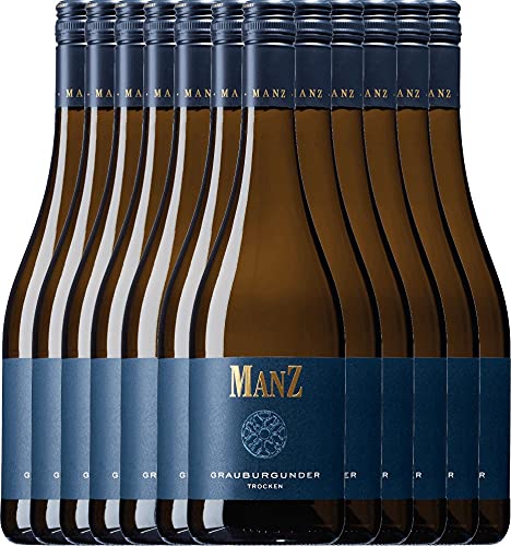 Grauburgunder trocken Weingut Manz Weißwein 12 x 0,75l VINELLO - 12 x Weinpaket inkl. kostenlosem VINELLO.weinausgießer Grauburgunder trocken Weingut Manz Weißwein 12 x 0,75l VINELLO - 12 x Weinpaket inkl. kostenlosem VINELLO.weinausgießer von Weingut Manz