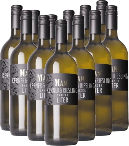 Kerner & Riesling ganzer Liter fruchtig Weingut Manz Weißwein 12 x 1l VINELLO - 12 x Weinpaket inkl. kostenlosem VINELLO.weinausgießer Kerner & Riesling ganzer Liter fruchtig Weingut Manz Weißwein 12 x 1l VINELLO - 12 x Weinpaket inkl. kostenlosem VINELLO.weinausgießer von Weingut Manz