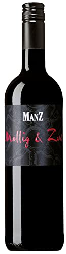 Weingut MANZ 2021 Mollig & Zart Rotweincuvée (708) lieblich Rheinhessen Dt. Qualitätswein (1 x 0.75 L) von Weingut Manz