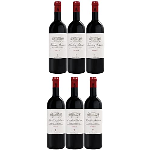 Marchese Chianti Classico DOCG Riserva Rotwein Cuvée Wein Italien trocken I Visando Paket (6 x 0,75l) von Weingut Marchese Antinori