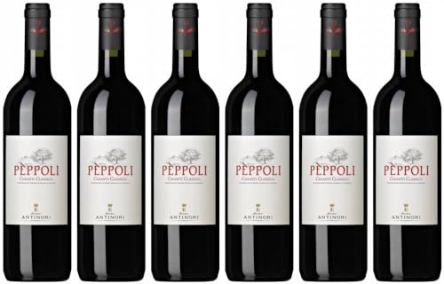 6x Antinori Pèppoli Chianti Classico 2022 - Weingut Marchesi Antinori, Toscana - Rotwein von Weingut Marchesi Antinori