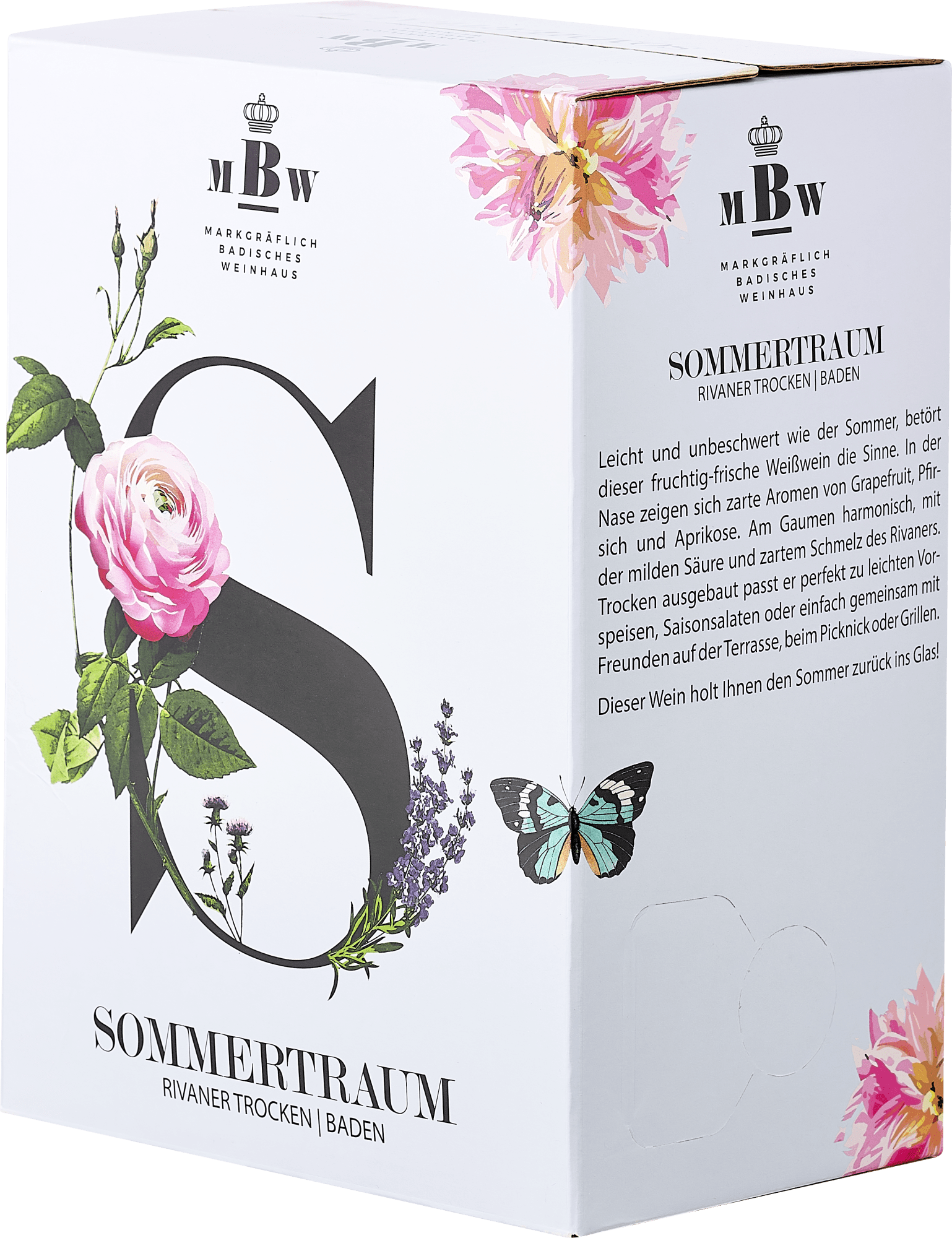 Markgräflich Badisches Weinhaus »Sommertraum« Rivaner - 5l-Bag-in-Box Markgräflich Badisches Weinhaus »Sommertraum« Rivaner - 5l-Bag-in-Box
