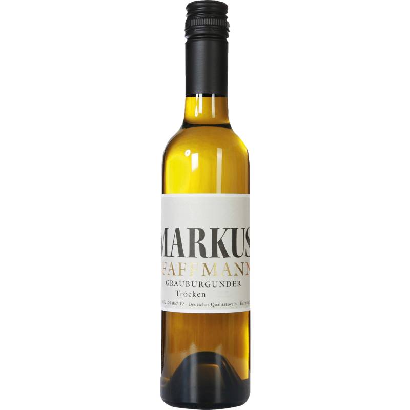 Pfaffmann Grauburgunder, Trocken,Pfalz, 0,375L, Pfalz, 2024, Weißwein von Weingut Markus Pfaffmann,76833,Walsheim,Deutschland