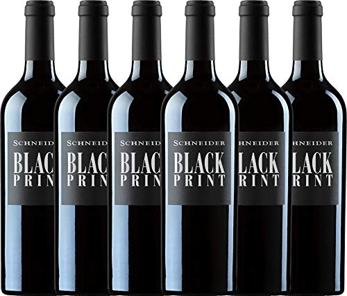 Black Print Markus Schneider VINELLO 6er Weinpaket mit einem VINELLO.weinausgießer | 6 x 0,75 Liter) von Weingut Markus Schneider