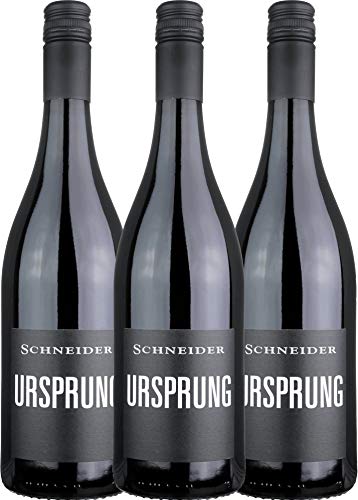 Ursprung von Markus Schneider - Rotwein 3 x 0,75l VINELLO - 3er - Weinpaket inkl. kostenlosem VINELLO.weinausgießer von Weingut Markus Schneider