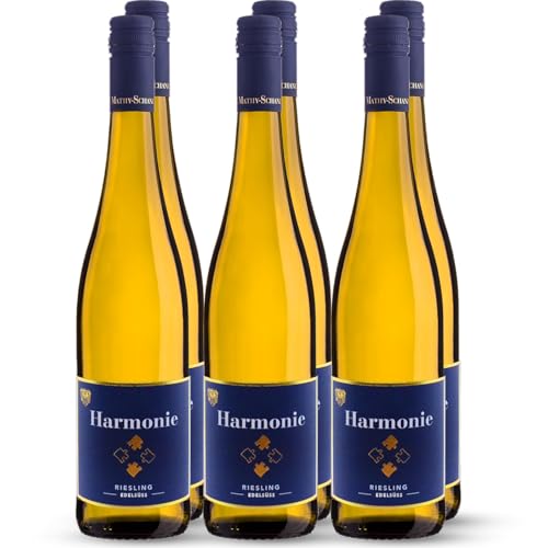 Weingut Mathy-Schanz - Riesling Edelsüß Harmonie | Wein von der Mosel (6 Flaschen (6 x 0,75l)) von Weingut Mathy-Schanz