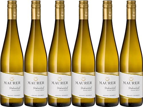 6x Grüner Veltliner Urkristall Maurer 2022 - Weingut Maurer, Weinviertel - Weißwein von Weingut Maurer
