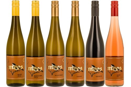 WEINGUT MEES | Sommerwein lieblich & fruchtsüss "BON VOYAGE" Probierpaket | Wein von der Nahe | Als Weinprobe & Geschenk | Wein-Verkostungs-Set | Deutschland | Paket (6 x 750 ml) von WEINGUT MEES