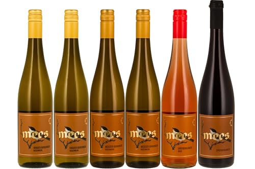 WEINGUT MEES | Burgunder Wein trocken Probierpaket von der Nahe | hochwertiger Rotwein Weisswein | Ideal als Weinprobe & Geschenk | Wein-Verkostungs-Set aus Deutschland | Paket (6 x 750 ml) von WEINGUT MEES