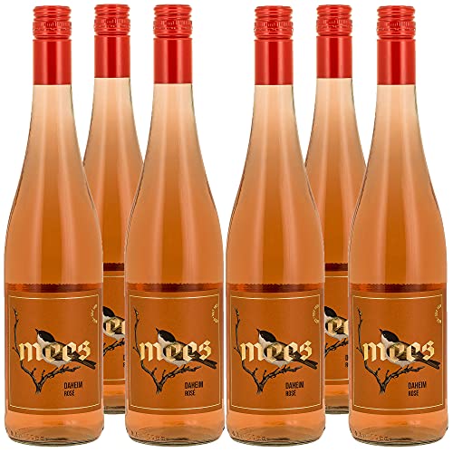 WEINGUT MEES | Roséwein Cuvée lieblich "DAHEIM" | GUTSWEIN CUVEE SPÄTBURGUNDER & PORTUGIESER 2022 NAHE | fruchtige Rose-Weine von der Nahe im Set | Qualitätswein aus Deutschland (6 x 750 ml) von WEINGUT MEES