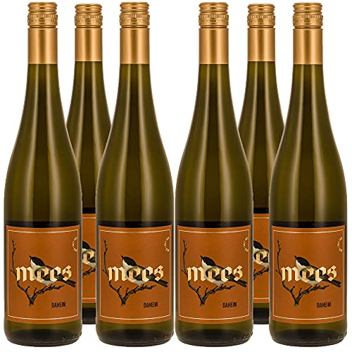 WEINGUT MEES | Weißwein fruchtig & feinherb "DAHEIM" - Chardonnay & Riesling Cuvée 2022, Nahe | hochwertiger Weisswein | Weißwein-Set aus Deutschland | Paket (6 x 750 ml) von WEINGUT MEES