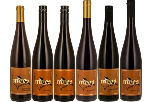 WEINGUT MEES | Rotwein trocken Probierpaket | 6 Flaschen prämierter trockener Rot-Wein aus Deutschland im Set | Wein-Paket (6 x 750 ml) von WEINGUT MEES