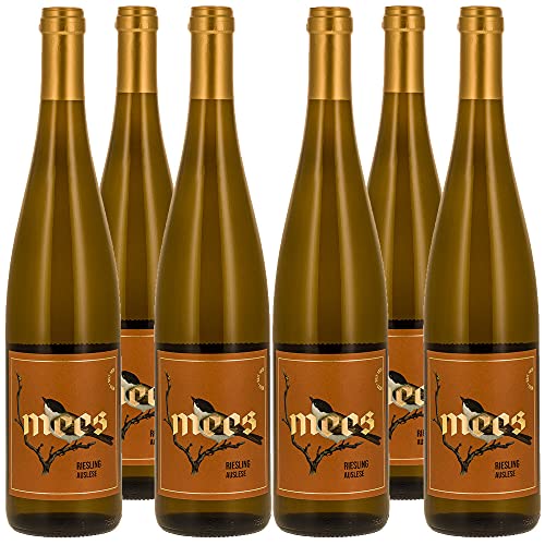 Weingut Mees | RIESLING AUSLESE EDELSÜß 2020 KREUZNACHER PARADIES | Prämiert Weißwein Wein süss Deutschland Nahe Paket (6 x 750 ml) 100% Riesling von Weingut Mees