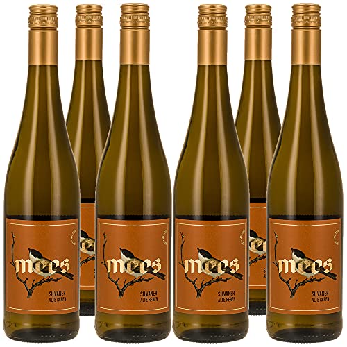 WEINGUT MEES | Silvaner 2021, Weisswein trocken "ALTE REBEN" 6 x 0,75l - NAHE | hochwertiger prämierter Wein | Weißwein-Set aus Deutschland | Paket 100% Grüner Silvaner von WEINGUT MEES