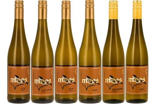 WEINGUT MEES | Weisswein feinherb & fruchtig Probierpaket von der Nahe | hochwertiger Prädikatswein & Qualitätswein | Ideal als Weinprobe & Geschenk | Wein-Set aus Deutschland | Paket (6 x 750 ml) von WEINGUT MEES