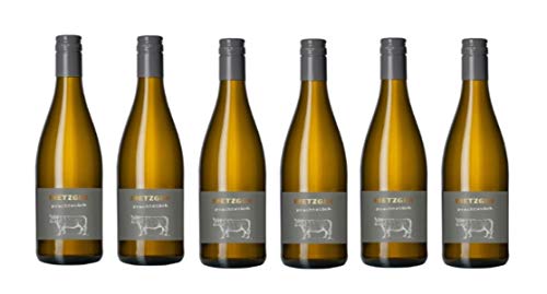 Metzger Prachtstück Weissburgunder Chardonnay Cuvée Weißwein Wein trocken Deutschland aus der Pfalz (6 Flaschen) von Weingut Metzger