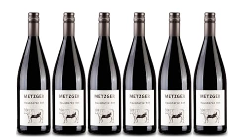 Weingut Metzger Uli Metzger Weingut - Hausmarke rot 1, 0l NV trocken (6 x 1 l Flasche) von Weingut Metzger