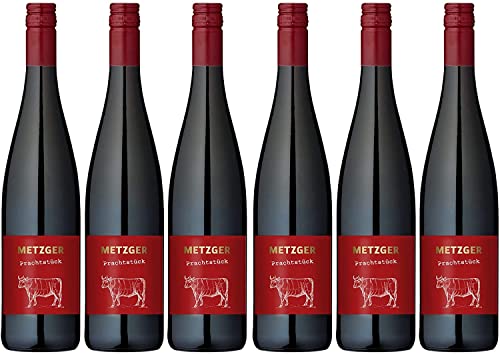 Metzger Prachtstück Cuvée Rotwein Wein trocken KuhbA Deutschland I Versanel Paket (6 x 0,75l) von Weingut Metzger