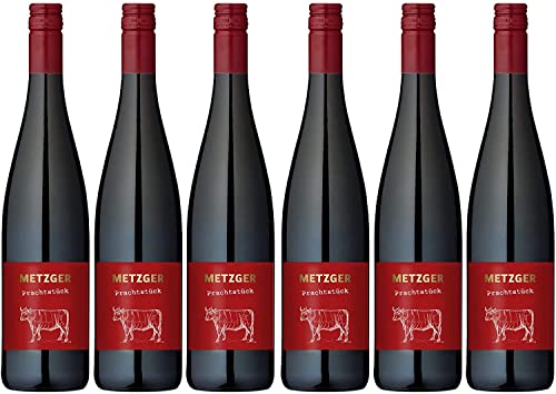 Metzger Prachtstück Cuvée Rotwein Wein trocken KuhbA Deutschland I Versanel Paket (6 x 0,75l) von Weingut Metzger