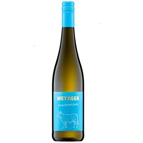 Metzger Prachtstück Cuvée Weißwein Wein feinherb KuhbA Deutschland I Visando Paket (1 x 0,75l) von Weingut Metzger