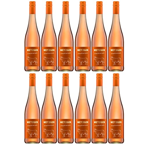 Weingut Metzger Prachtstück Roséwein Wein trocken KuhbA Deutschland I Versanel Paket (12 x 0,75l) von Weingut Metzger