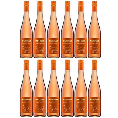 Weingut Metzger Prachtstück Roséwein Wein trocken KuhbA Deutschland I Versanel Paket (12 x 0,75l) von Weingut Metzger