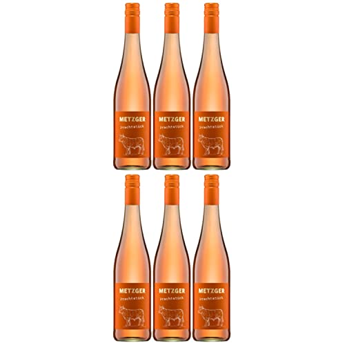 Metzger Prachtstück Roséwein Wein trocken KuhbA Deutschland I Versanel Paket (6 x 0,75l) von Weingut Metzger