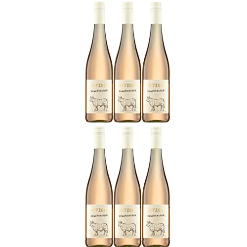 Metzger Prachtstück Spätburgunder Blanc de Noir Weißwein Wein trocken KuhbA I Visando Paket (6 x 0,75l) von Weingut Metzger
