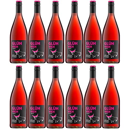 Weingut Metzger Glühvieh Rosé Glühwein Lieblich Deutschland I Visando Paket (12 x 1,0l) von Weingut Metzger