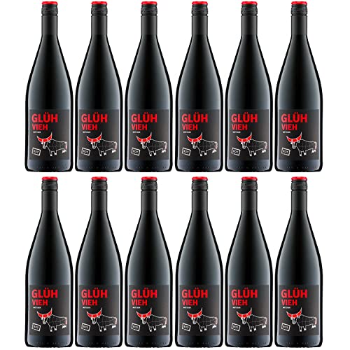 Weingut Metzger Glühvieh Rot Glühwein Lieblich Deutschland I Visando Paket (12 x 1,0l) von Weingut Metzger