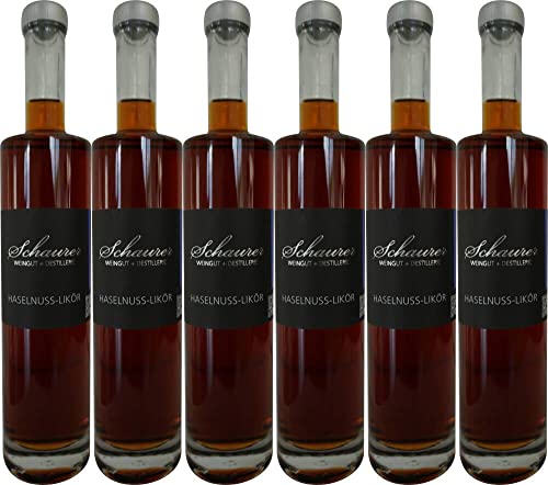 6x Haselnuss- Likör - Weingut Michael Schaurer von Weingut Michael Schaurer
