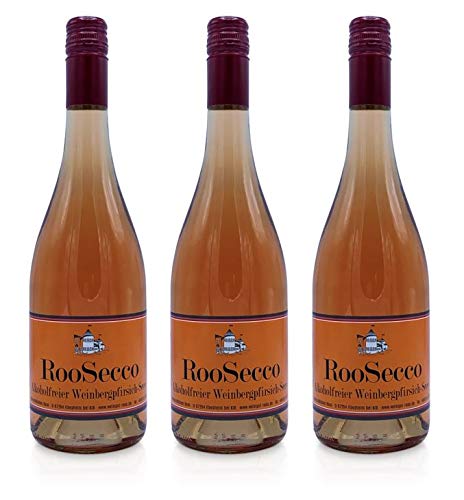 RooSecco Weinbergpfirsich Secco alkoholfrei 3 x 0,75l von Weingut Michel-Roos