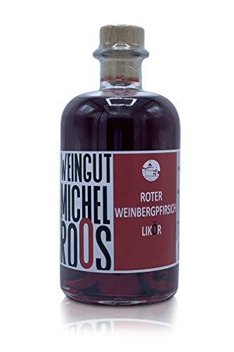Weingut Michel Roos Roter Weinbergpfirsich Likör 0,5l von Weingut Michel Roos