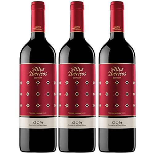 Miguel Torres Altos Ibéricos Crianza Tempranillo DOCa Rotwein Wein Trocken Spanien Inkl FeinWert E-Book (3 x 0,75l) von GREAT BRITISH TRADING LIMITED
