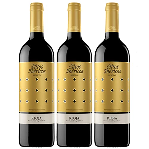 Miguel Torres Altos Ibéricos Reserva D.O.P. Rotwein Cuvée Wein Trocken Spanien I Versanel Paket (3 x 0,75l) von Weingut Miguel Torres
