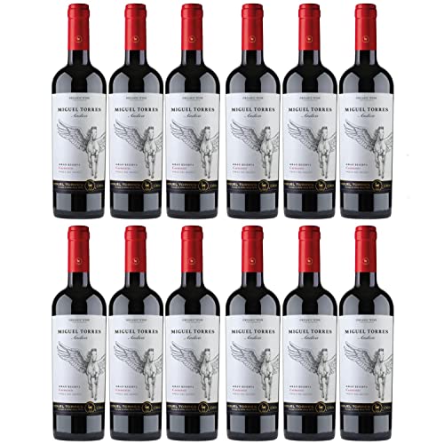 Miguel Torres Andica Carmenere Gran Reserva Rotwein Wein Trocken Chile I Versanel Paket (12 x 0,75l) von Weingut Miguel Torres