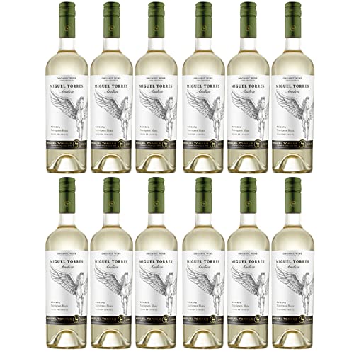 Miguel Torres Andica Sauvignon Blanc Reserva Weißwein Bio Wein Trocken Chile I Versanel Paket (12 x 0,75l) von Weingut Miguel Torres