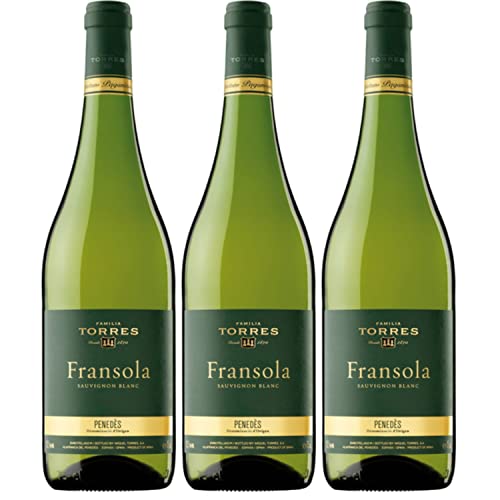 Miguel Torres Fransola Sauvignon Blanc D.O. Weißwein Wein Trocken Spanien I Versanel Paket (3 x 0,75l) von Weingut Miguel Torres