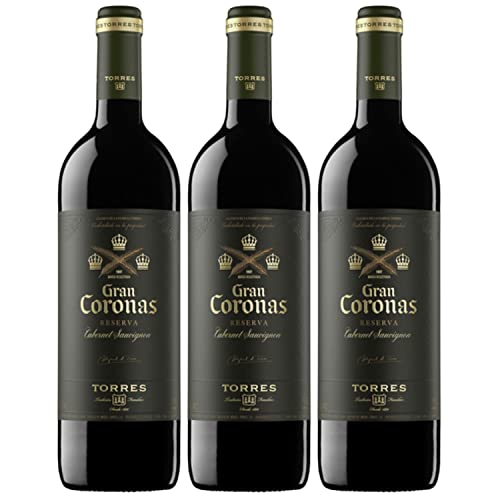 Miguel Torres Gran Coronas Cabernet Sauvignon D.O. Rotwein Wein Trocken Spanien I Versanel Paket (3 x 0,75l) von Weingut Miguel Torres