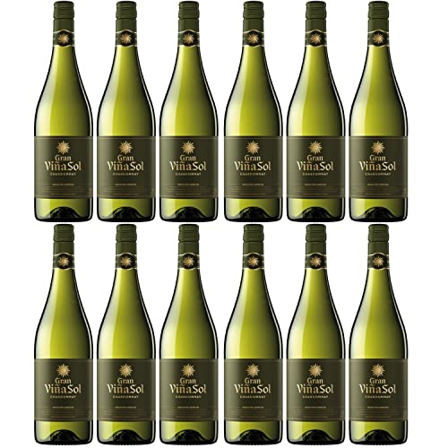 Miguel Torres Gran Vina Sol Chardonnay D.O. Weißwein Wein Trocken Spanien I Versanel Paket (12 x 0,75l) von Weingut Miguel Torres