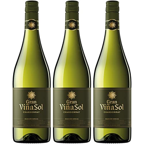 Miguel Torres Gran Vina Sol Chardonnay D.O. Weißwein Wein Trocken Spanien I Versanel Paket (3 x 0,75l) von Weingut Miguel Torres
