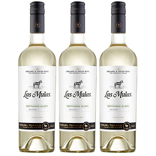 Miguel Torres Las Mulas Sauvignon Blanc Weißwein Wein Halbtrocken Chile Inkl FeinWert E-Book (3 x 0,75l) von Weingut Miguel Torres