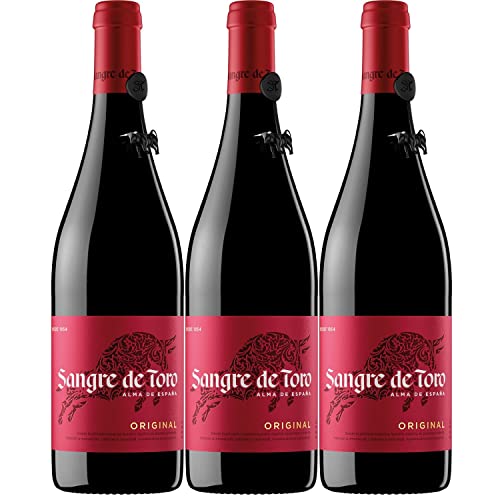 Miguel Torres Sangre de Toro Original D.O. Rotwein Wein Trocken Spanien I Versanel Paket (3 x 0,75l) von Weingut Miguel Torres
