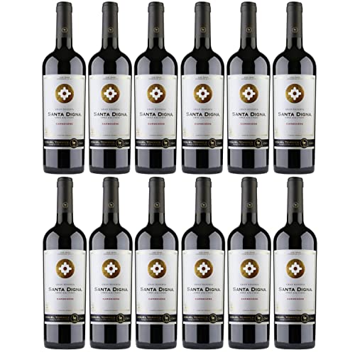 Miguel Torres Santa Digna Gran Reserva Carmenere Rotwein Wein Trocken Chile I Versanel Paket (12 x 0,75l) von Weingut Miguel Torres