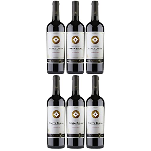 Miguel Torres Santa Digna Gran Reserva Carmenere Rotwein Wein Trocken Chile I Versanel Paket (6 x 0,75l) von Weingut Miguel Torres