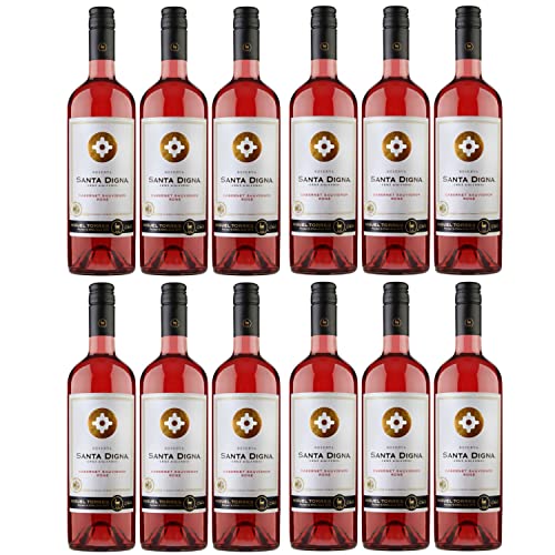 Miguel Torres Santa Digna Reserva Cabernet Sauvignon Rosé Roséwein Wein Trocken Chile I Versanel Paket (12 x 0,75l) von GREAT BRITISH TRADING LIMITED
