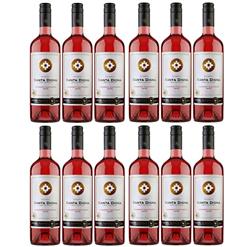 Miguel Torres Santa Digna Reserva Cabernet Sauvignon Rosé Roséwein Wein Trocken Chile I Versanel Paket (12 x 0,75l) von Weingut Miguel Torres