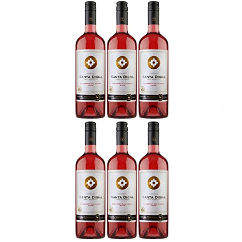 Miguel Torres Santa Digna Reserva Cabernet Sauvignon Rosé Roséwein Wein Trocken Chile I Versanel Paket (6 x 0,75l) von GREAT BRITISH TRADING LIMITED