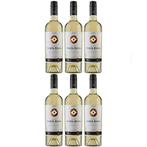 Miguel Torres Santa Digna Reserva Sauvignon Blanc Weißwein Wein Trocken Chile I Versanel Paket (6 x 0,75l) von Weingut Miguel Torres