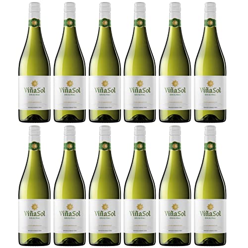 Weingut Miguel Torres Vina Sol Original D.O. Weißwein Wein Trocken Spanien I Versanel Paket (12 x 0,75l) von Weingut Miguel Torres